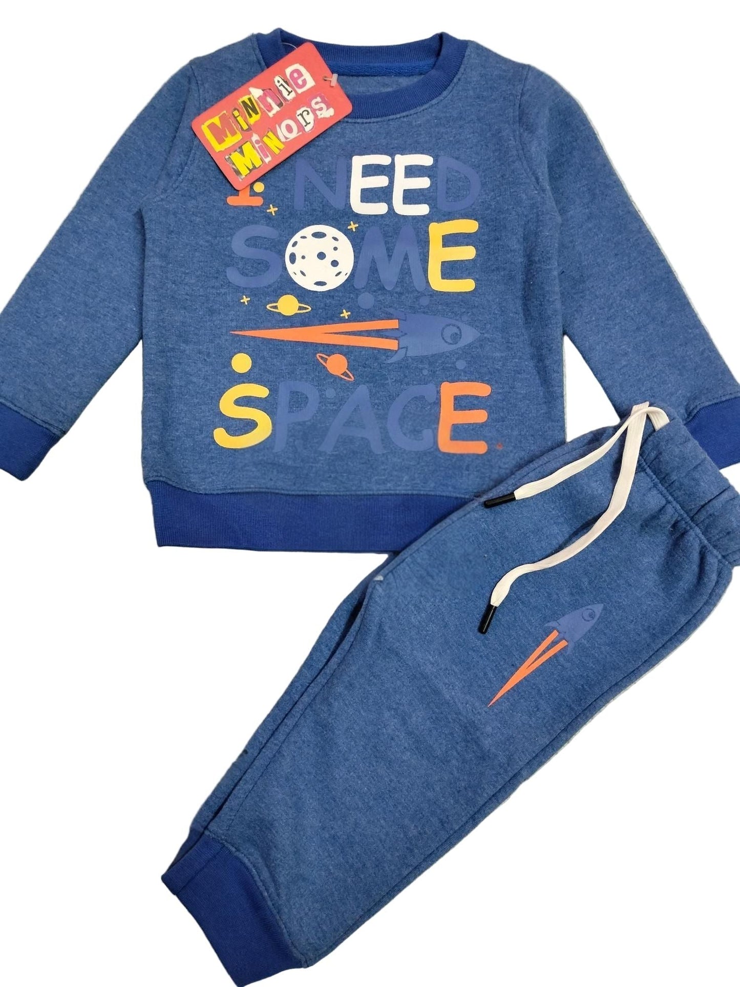 Minnie Minors Blue Fleece Pair Suit