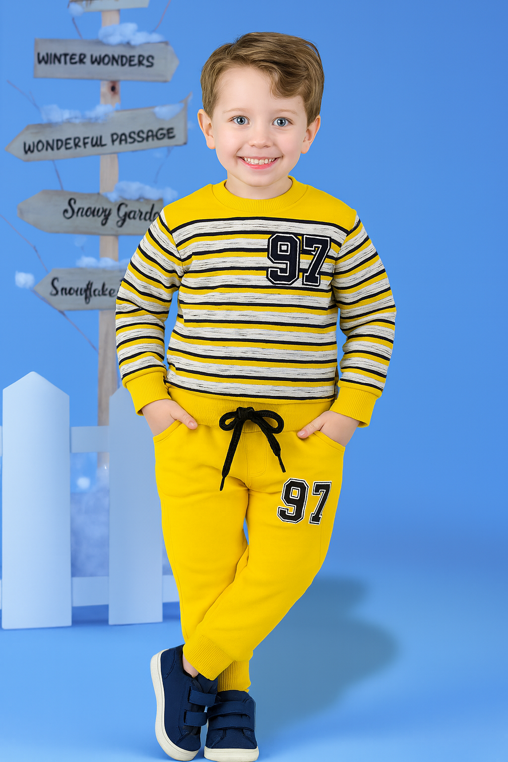 Hopscotch Fleece Pair Suit