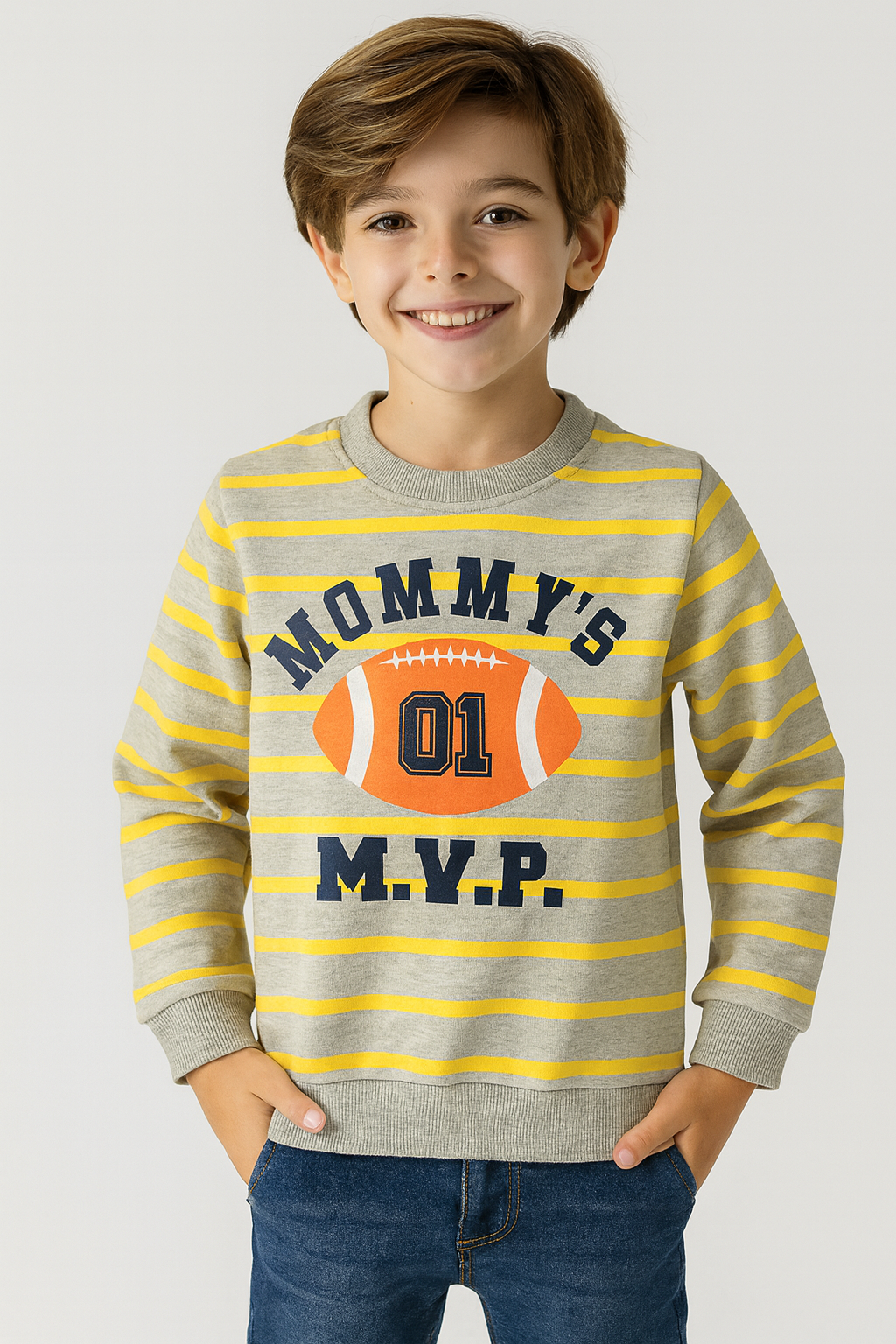 Baby Toss Football Sweat Shirt