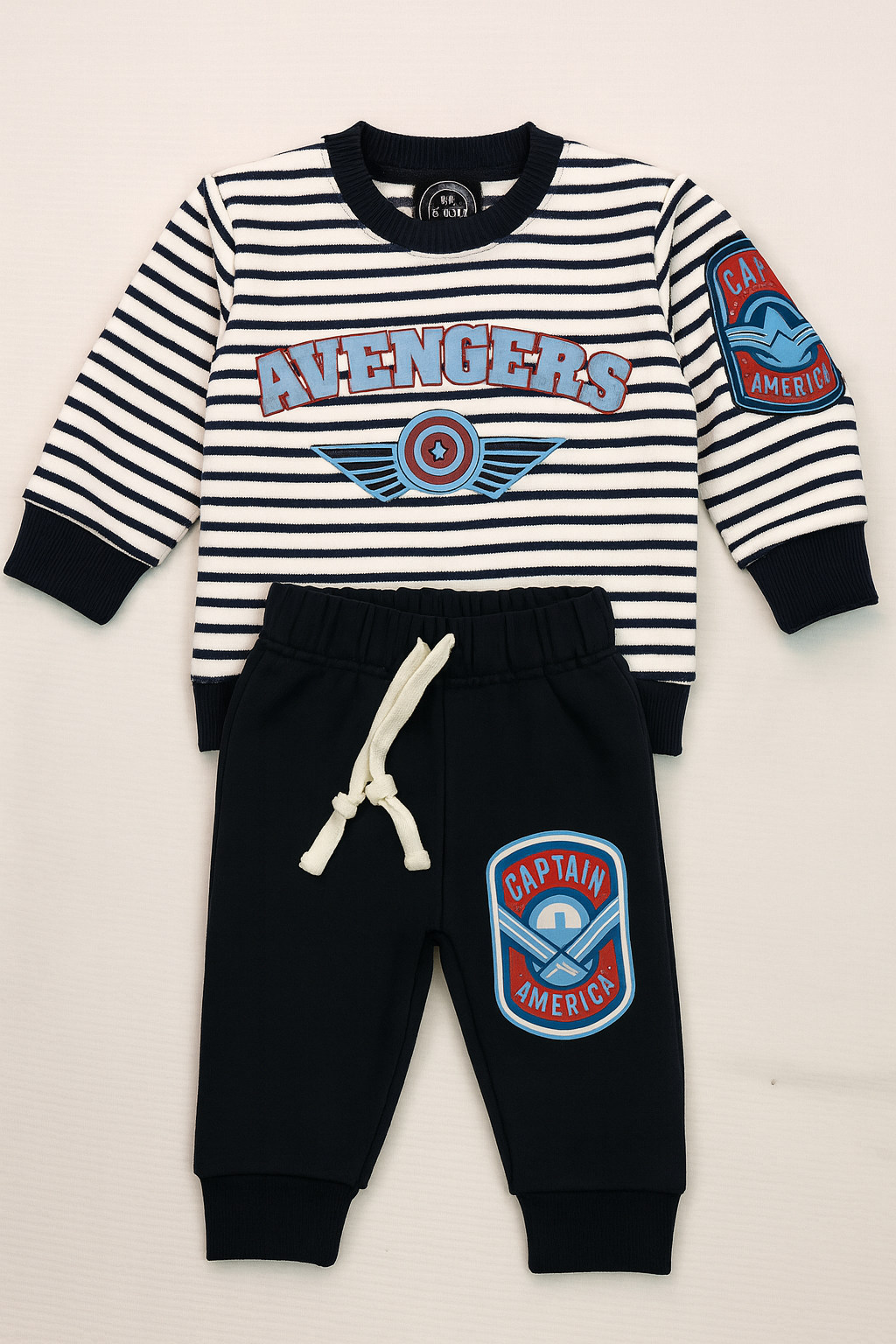 Minnie Timmy Boys Captain America Fleece Track Suit