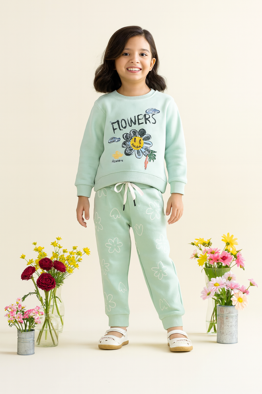 Minnie Timmy Girls Fleece sweatsuit