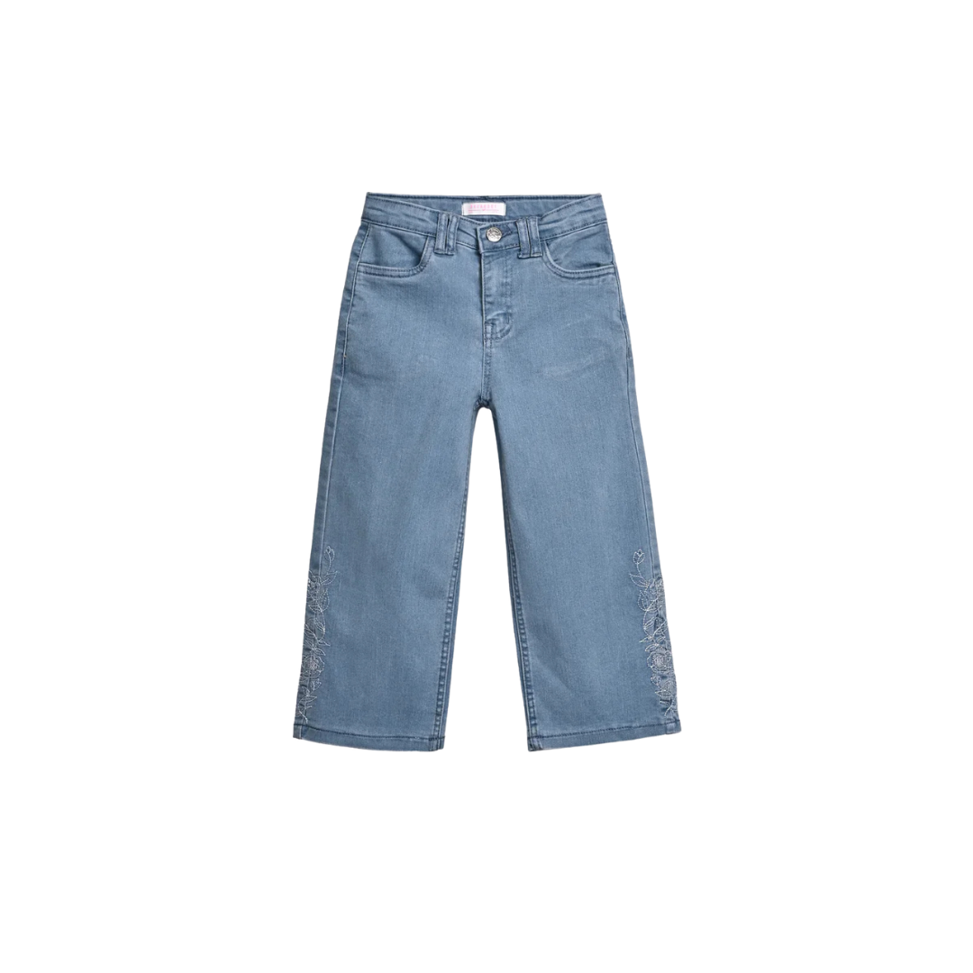 GIRLS EMBROIDERED DENIM