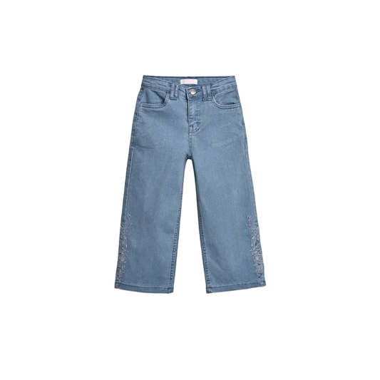 GIRLS EMBROIDERED DENIM
