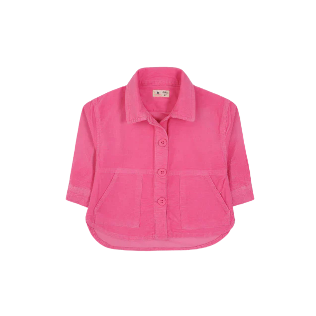 rollover Girls Pink Charm Corduroy Jacket