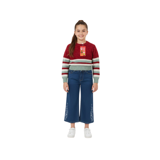 Minnie Minor Girls Sweater