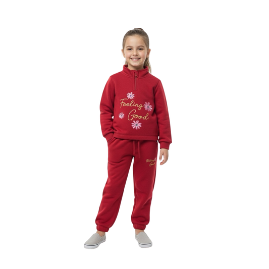 Mars Kids Embroiderd Pair Suit