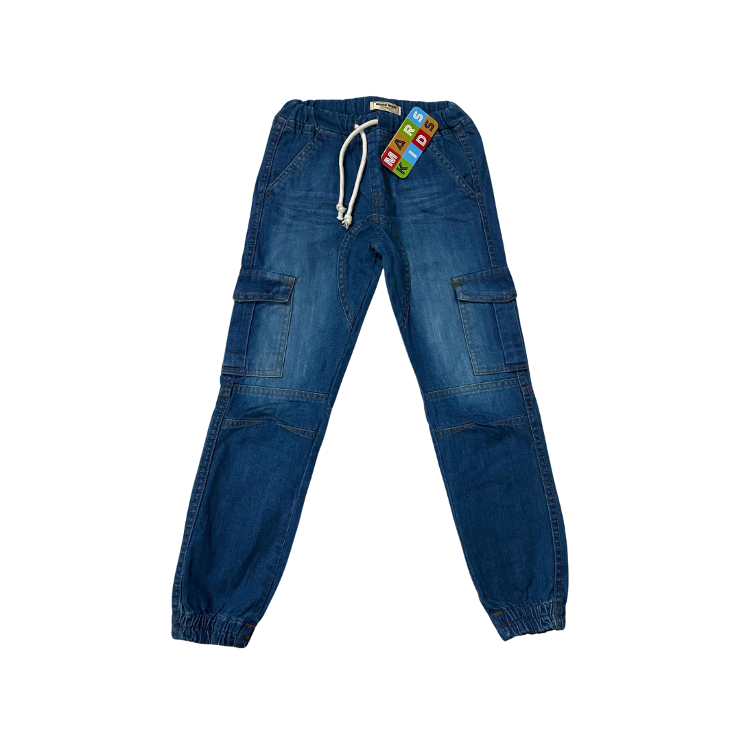 Boys 6-Pocket Denim Joggers  Pant