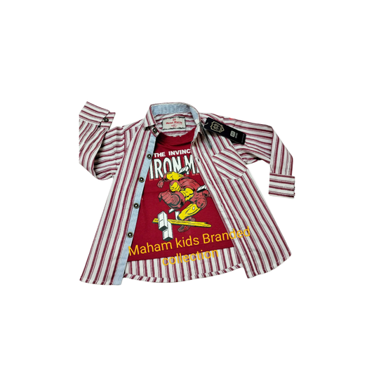 Monni Marris Iron man casual Tee-Shirt