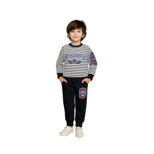 Minnie Timmy Boys Captain America Fleece Track Suit