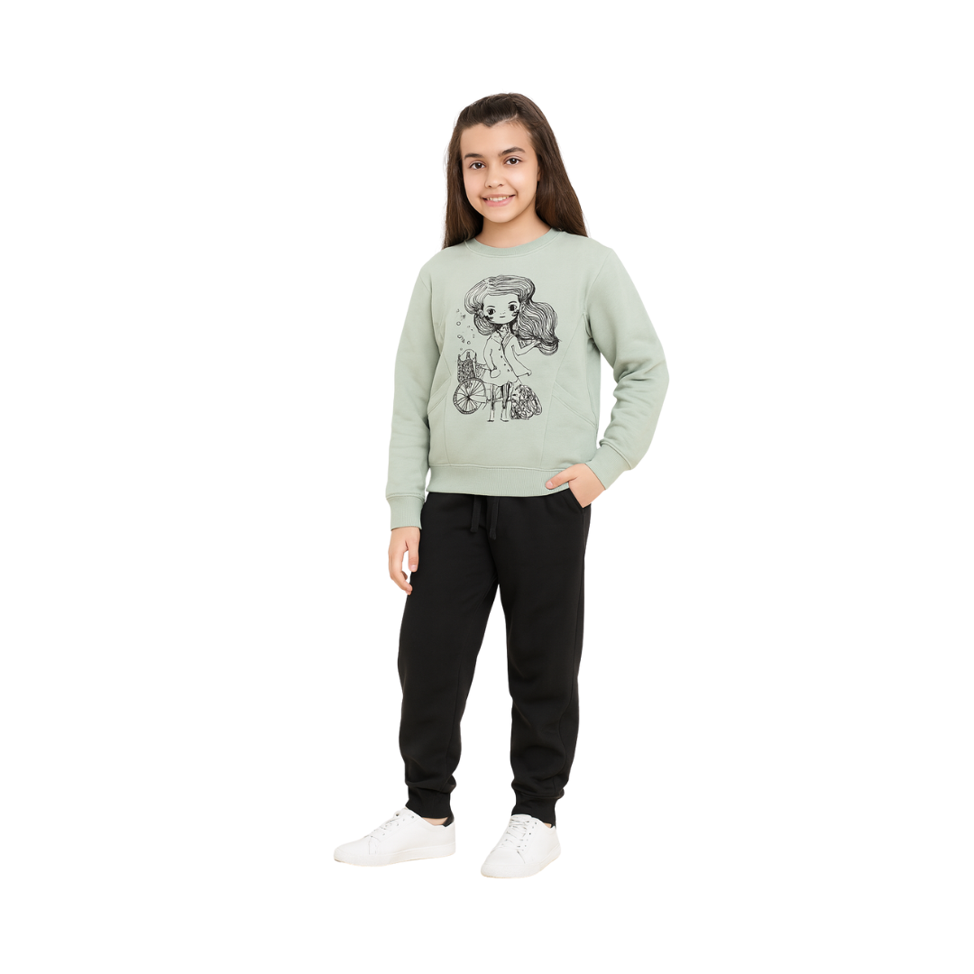 Rollover Girls Pocket Fleece Sweatsuit