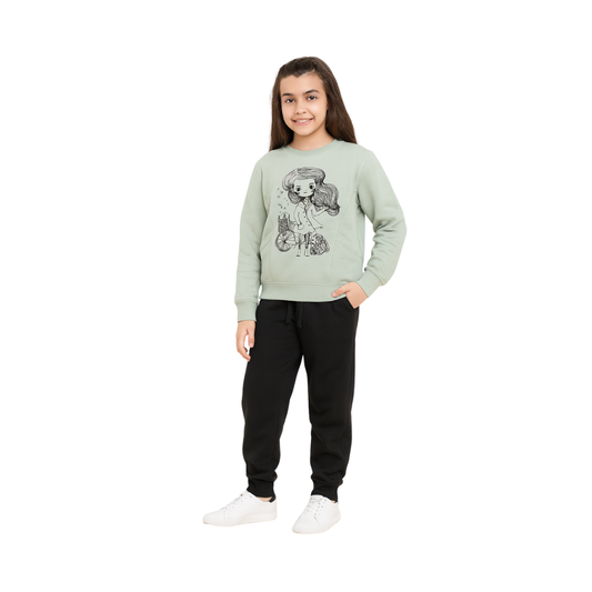 Rollover Girls Pocket Fleece Sweatsuit